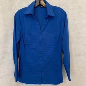 Zac and Rachel Blue Blouse‎ Women's Size S